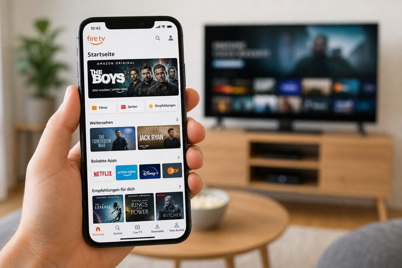 Amazon Fire TV App auf dem Smartphone – Streaming-Inhalte und Filmauswahl für das Heimkino
