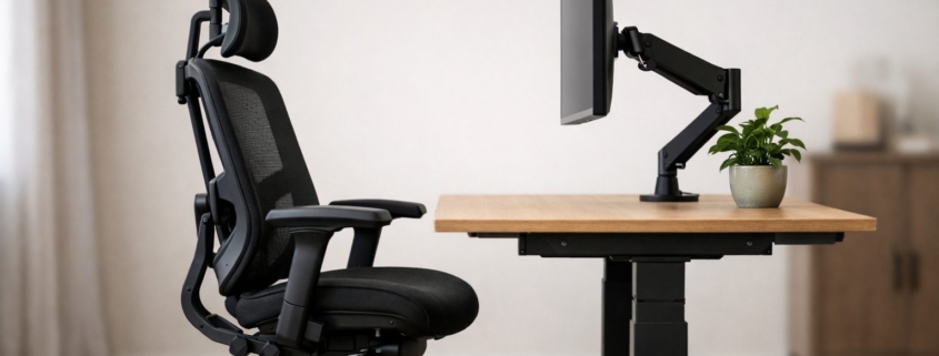Symbolbild: Ergonomischer Bildschirmarbeitsplatz